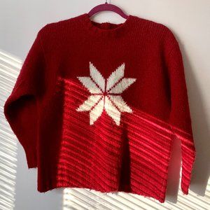 Vintage GAP Red Wool Blend Sweater